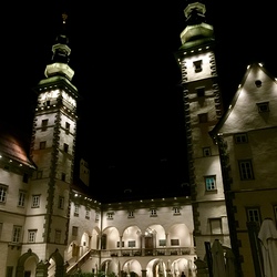 Abendstimmung am Landhaus