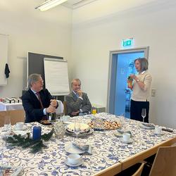 Eva Ludescher mit Kurt Haber und Johann Ebner