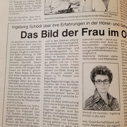 Ingeborg SchödlChefredakteurin der ehe und familien und Vizepräsidentin setze sich für Familienanligen im ORF ein