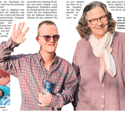 Peter und seine 'Mama' Schwester Friedgard Tödtmann